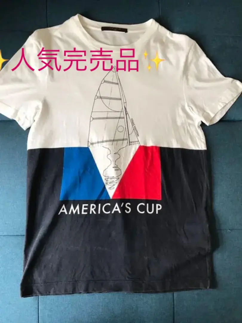 超美品　ルイヴィトン　シルクスカーフ　America’s Cup レア　限定品 超美品ルイヴィトンシルクスカーフAmerica's Cup レア限定品