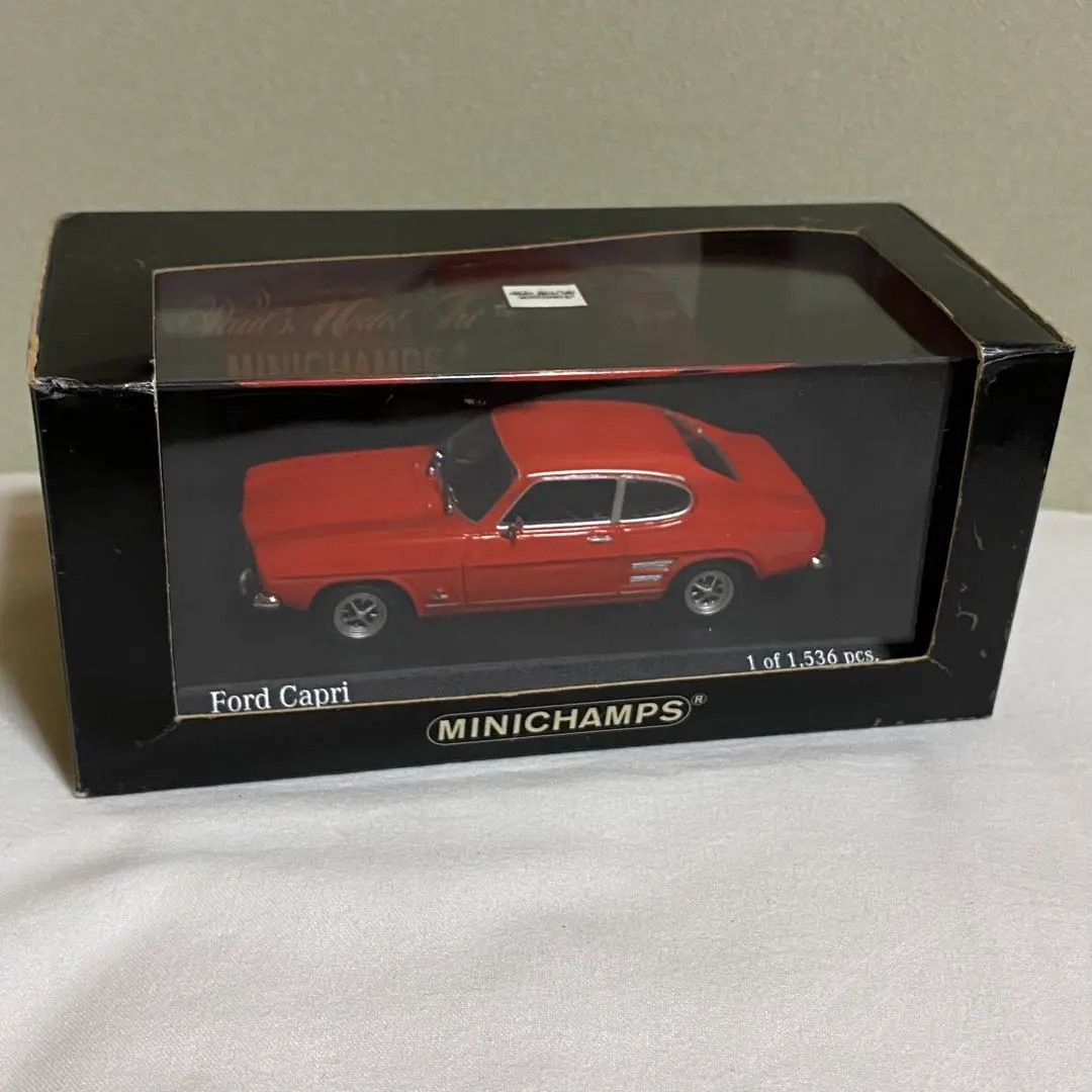 美品　ミニチャンプス　フォード　カプリ　1/43 MINICHAMPS ミニチャンプス 107718022 1/18 フォード カプリ RS2600 GLEMSER