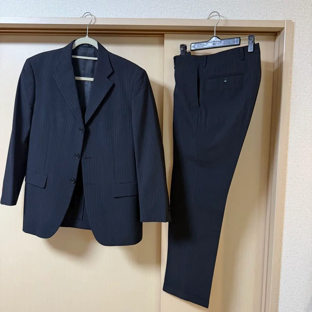 Thumbnail of ROCHI Striped Business Suit, Black