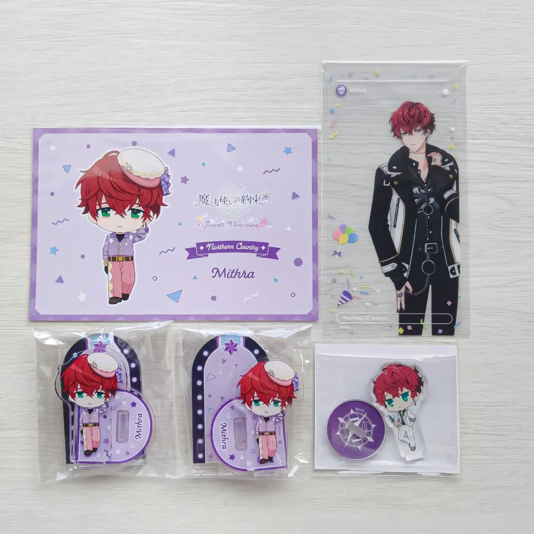 新品★魔法使いの約束【ミスラ】スイパラ★ランダム★缶バッジ★2点セット 魔法使いの約束 くじ引き堂 まほやくC-7 BIG缶バッジ ミスラ