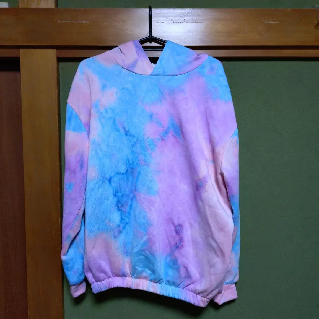 Thumbnail of Tie-dye, women's, hoodie, light blue, pink, purple, ANAP