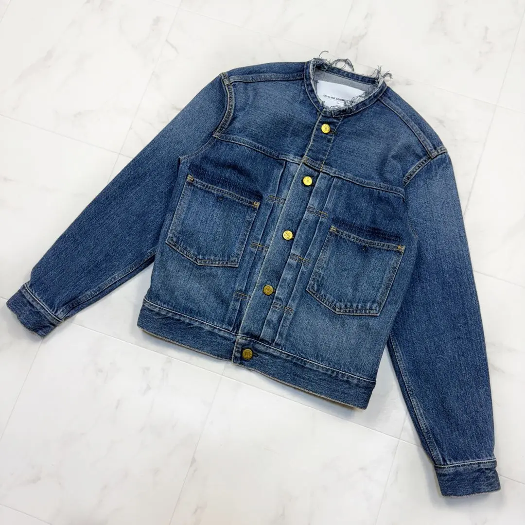 IENA リメイクタックデニムブルゾン 2nd デニムジャケット ジージャン IENA(イエナ)の「リメイクタックデニムブルゾン◇（IENA）」 - PARTE