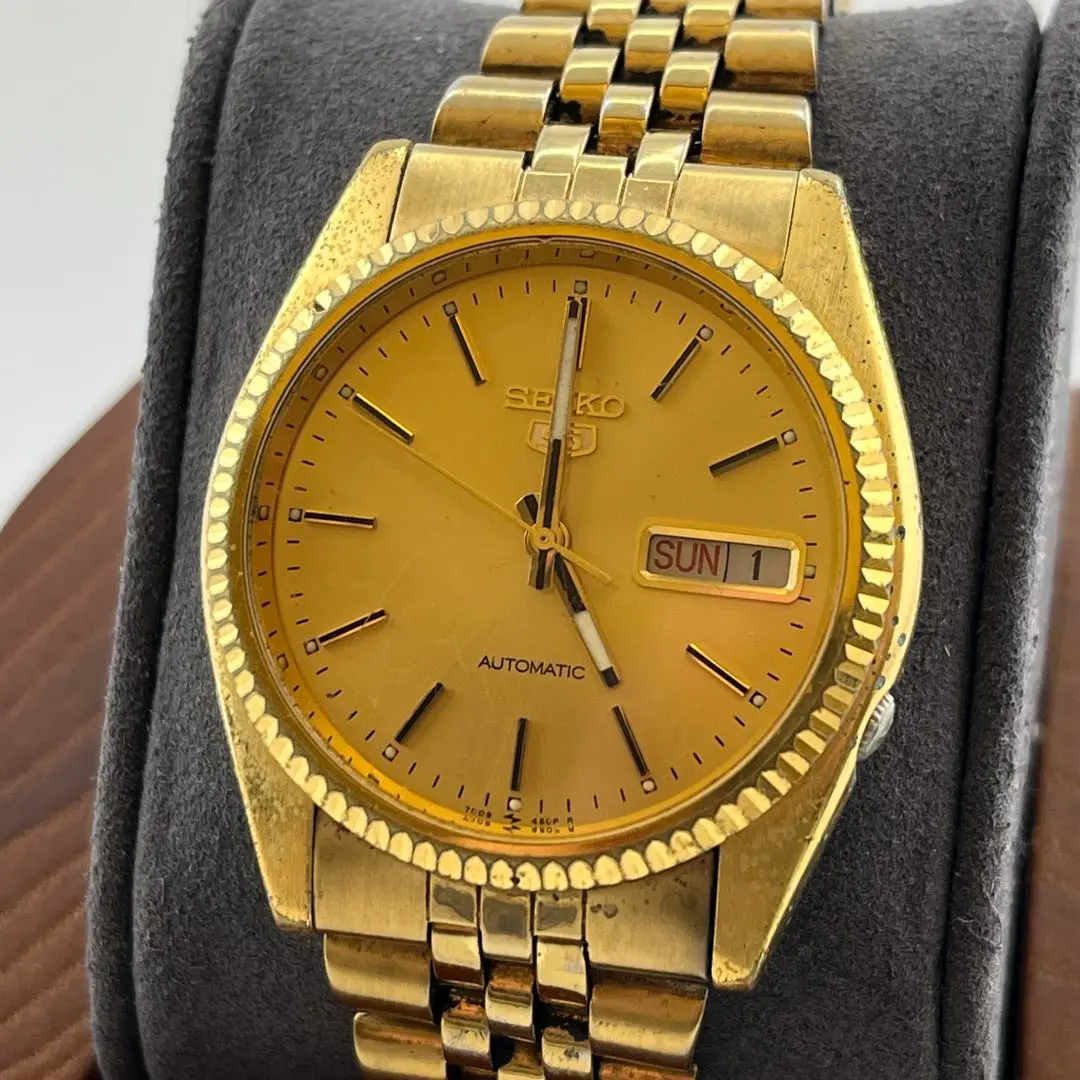 Thumbnail of [Rare] Seiko 5 Gold Day-Date Automatic 7009-3110