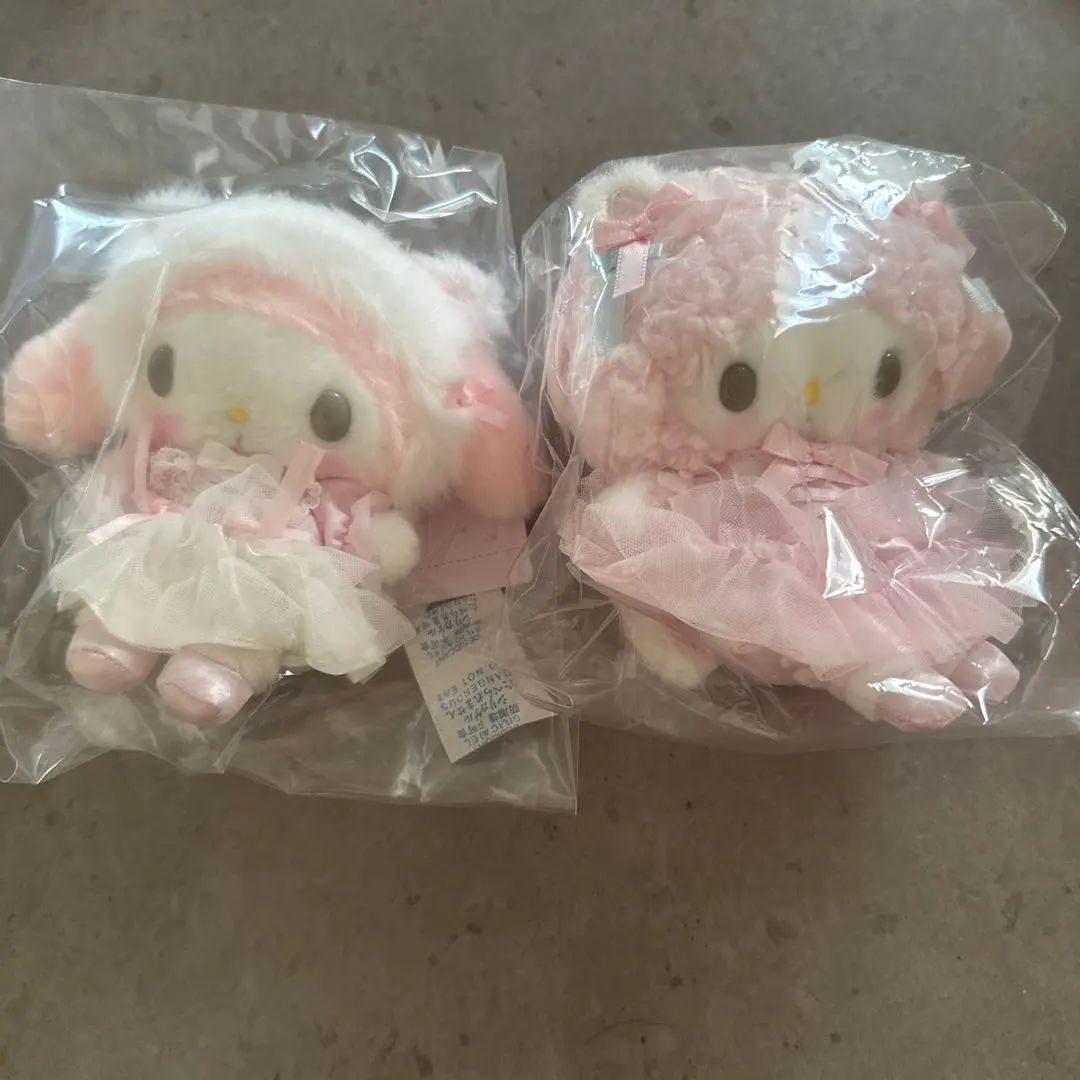 Thumbnail of Sanrio White Cat Ballerina My Melody My Sweet Piano Mascot Keychains