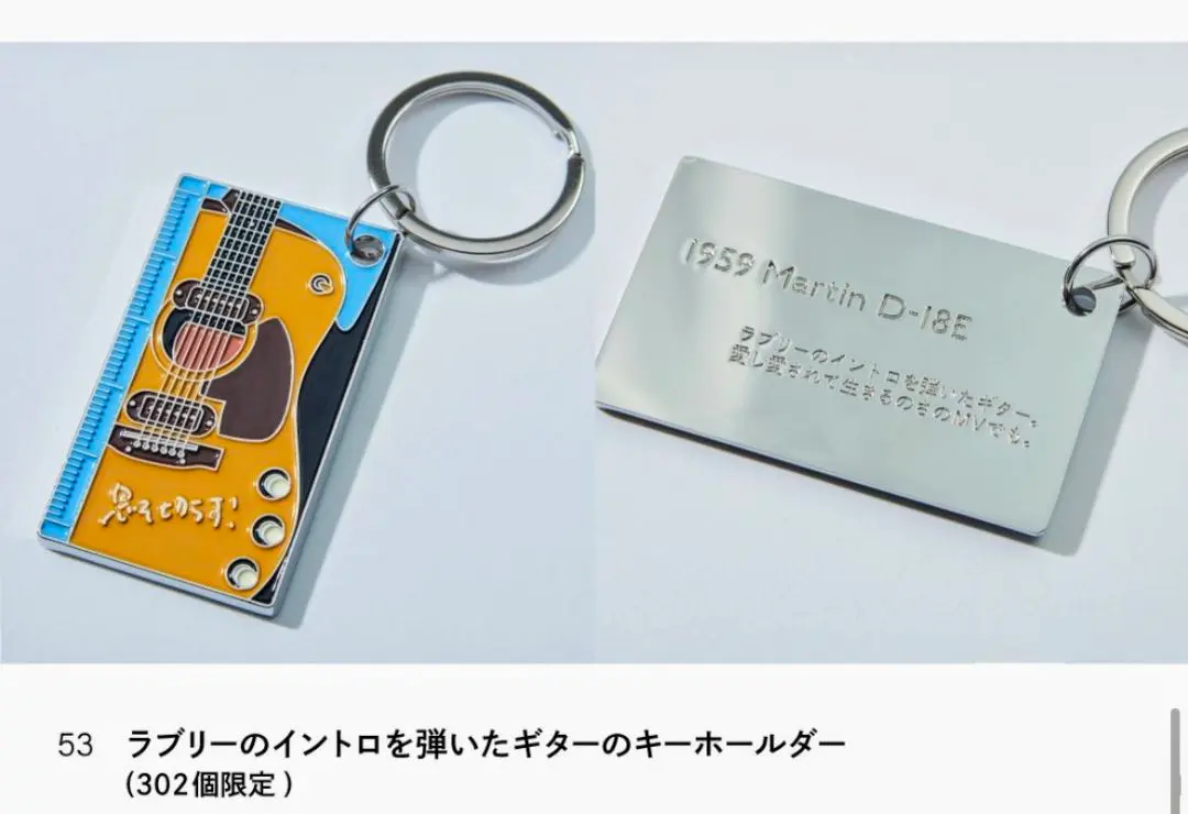 小沢健二　キーホルダー オザケン LIFE再現ライブ@武道館 グッズ ギターキーホルダー