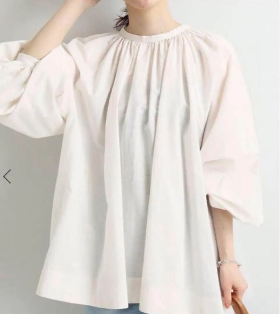 Thumbnail of IENA Iena [2021SS] Gather Volume Blouse Light Beige