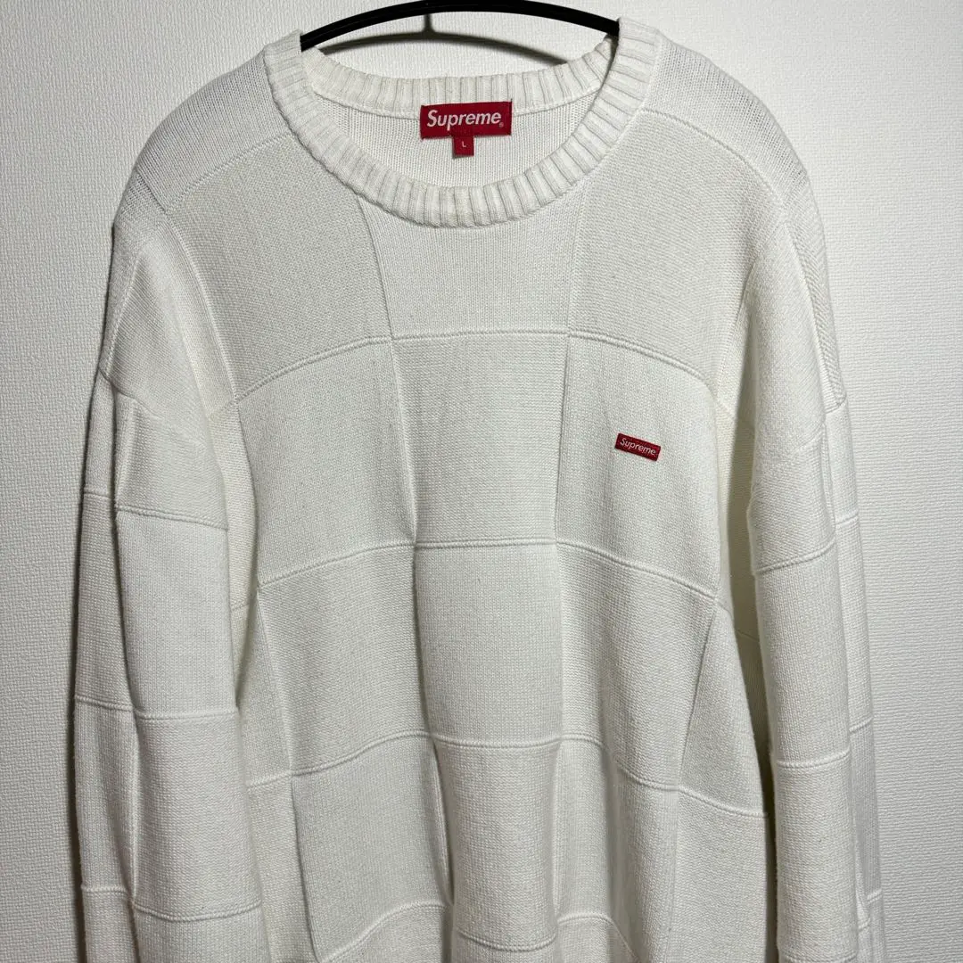 訳あり Supreme Tonal Checkerboard Sweater Tonal Checkerboard Small Box Sweater | Supreme 21ss