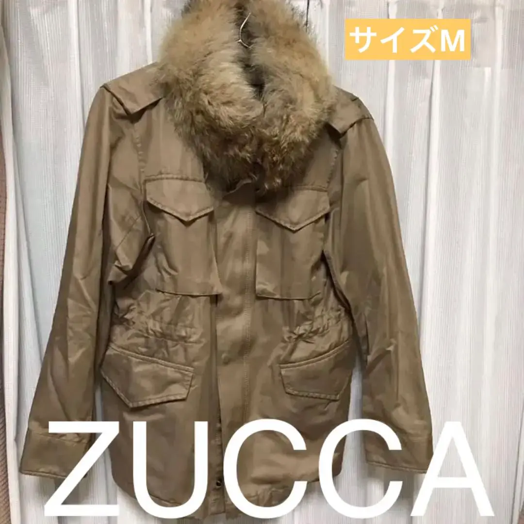 zucca ベージュ モッズコート M zucca ベージュ モッズコート M（ZUCCa シースルーモッズコート