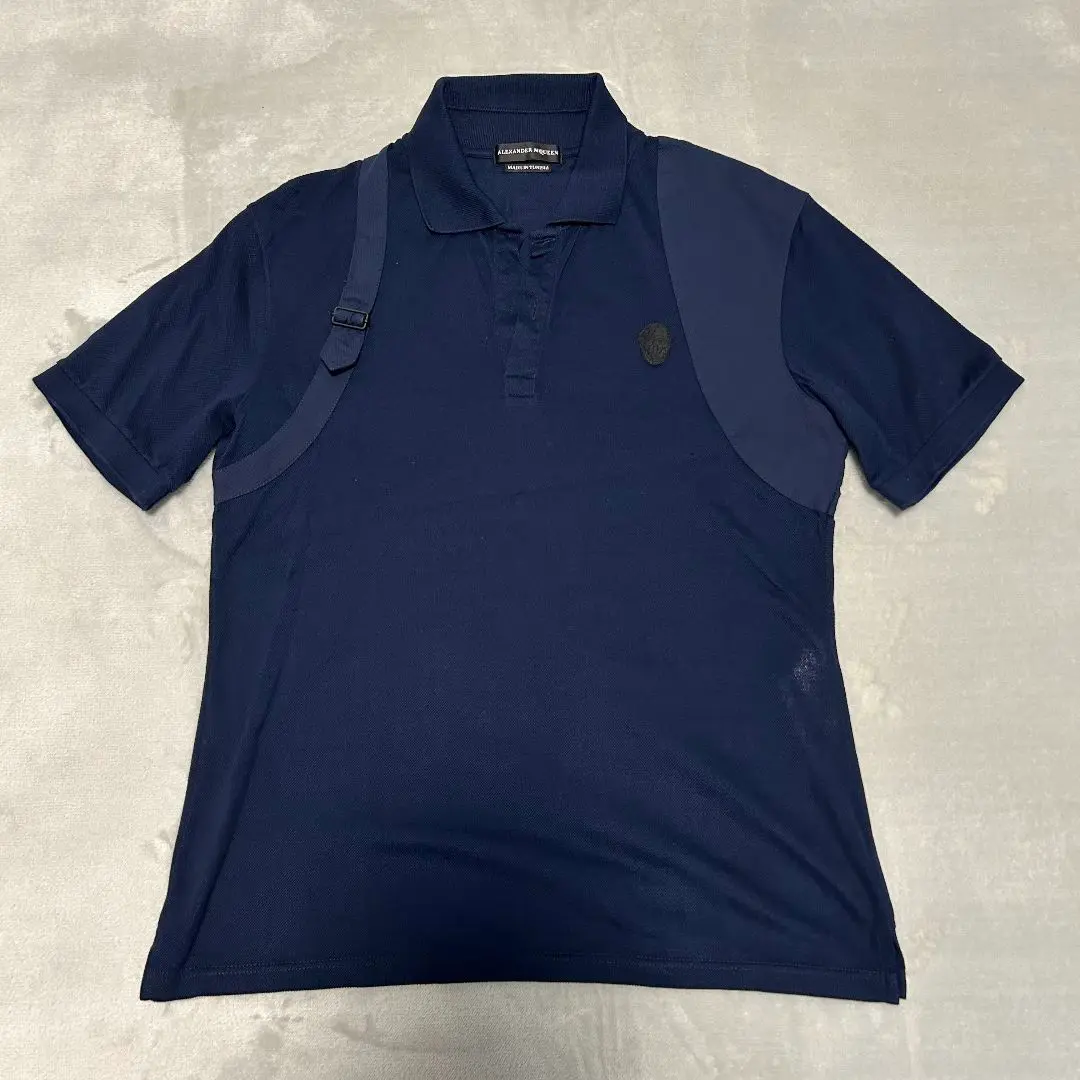 Alexander McQueen ハーネスストラップ ポロシャツ スカル М m55149340897_1.jpg?1747655661
