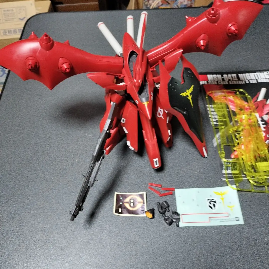 HGUC 1/144 ナイチンゲール 　全塗装完成品　ジャンク ガンプラ HGUC ナイチンゲール 全塗装完成品 1/144 模型・プラモデル
