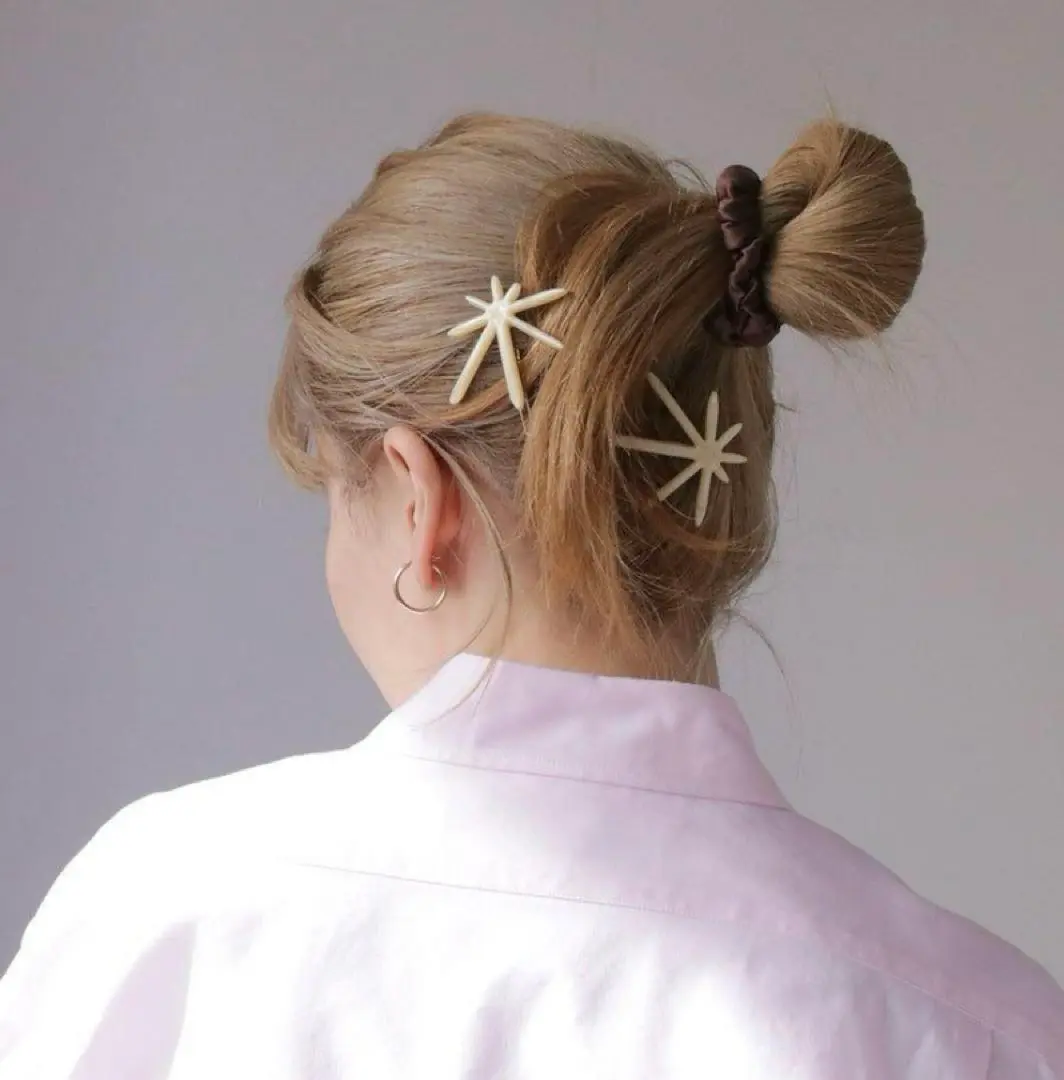 【未使用】マルティニーク　トレス　ヘアクリップ　巾着袋付き 未使用】マルティニーク トレス ヘアクリップ 巾着袋付き - メルカリ