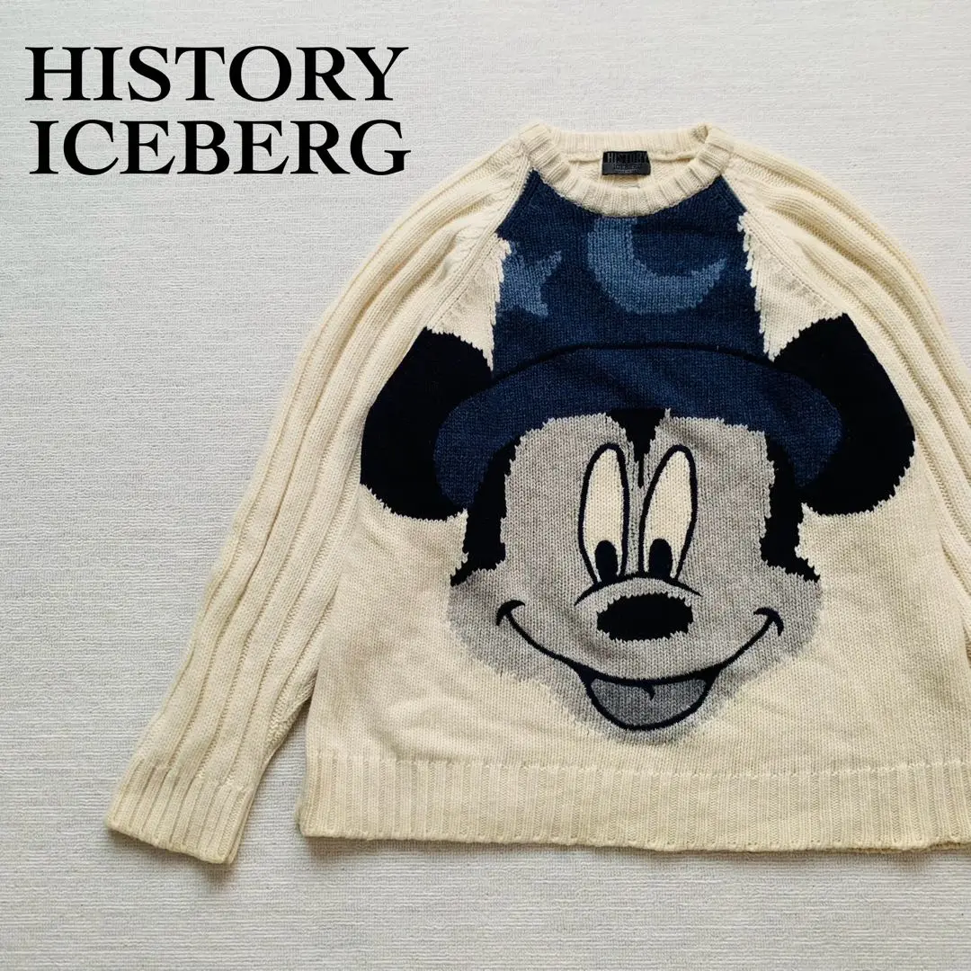 ICEBERG セーター　ミッキー ミッキーマウス 緑 グリーン 長袖 | ビンテージ古着屋Feeet 通販