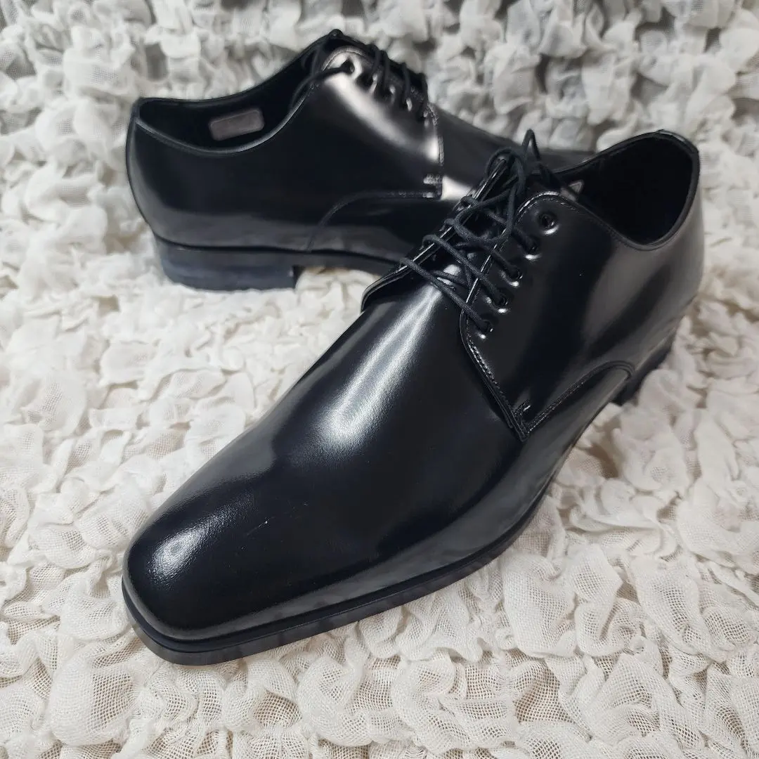 Thumbnail of Unused Regal Plain Toe Business Glass Leather Shoes