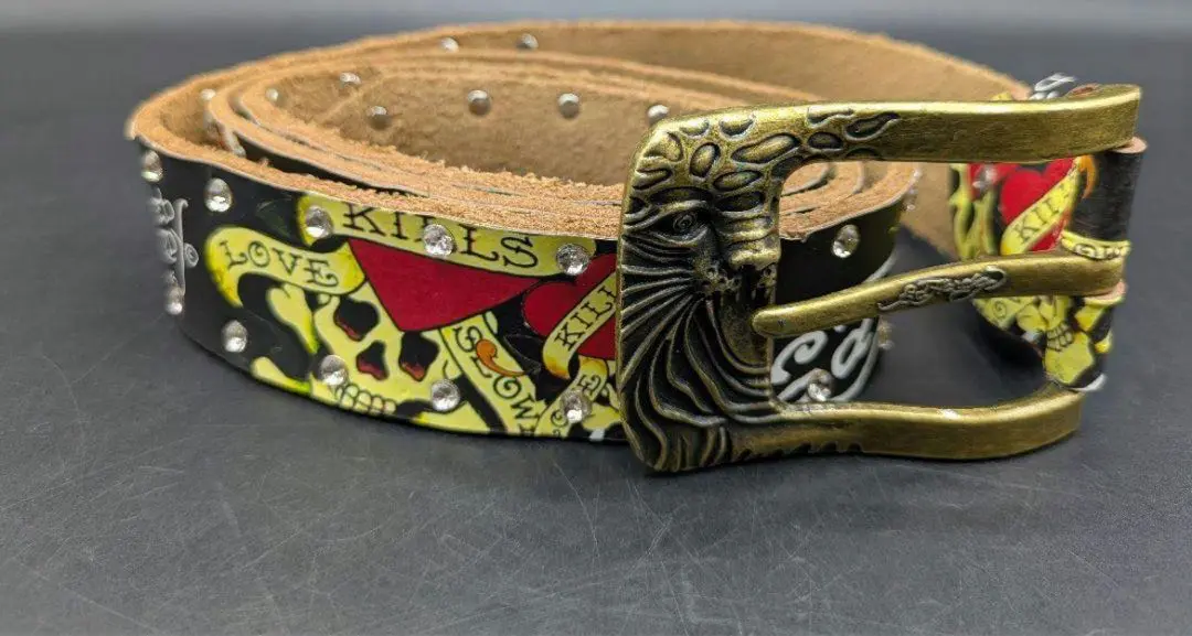 新品未使用　Ed Hardy レザーベルト　エドハーディー　デッドストック 2025年最新】Ed Hardy メンズ ベルトの人気アイテム - メルカリ