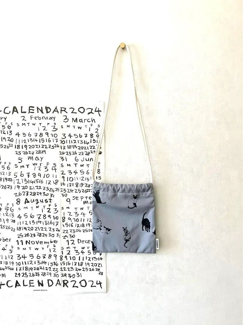 【未使用】【タグ付き】TEMBEA／巾着POCHETTE ECO FUR 02OLIVE_thm.jpg