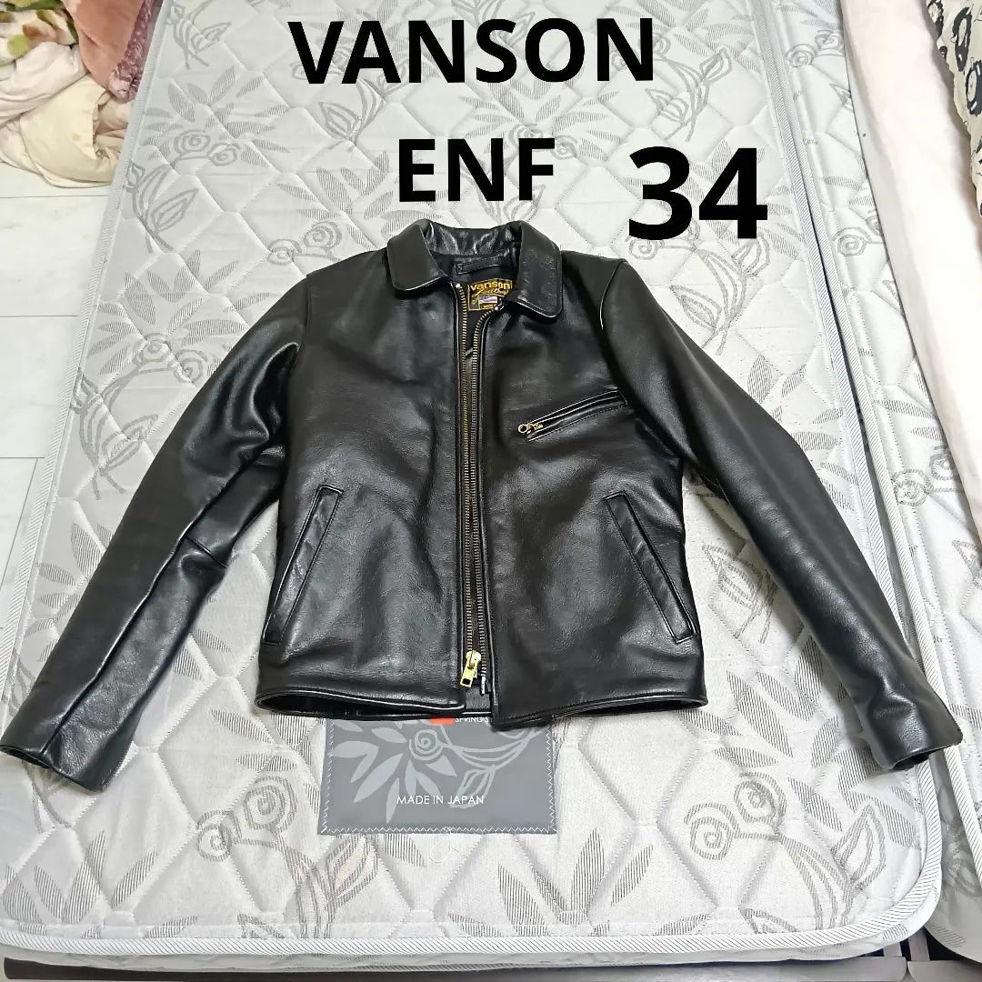 Vanson バンソン ENF エンフィールド 34 オールド タロンジップ Vanson バンソン ENF エンフィールド 34 オールド タロンジップ