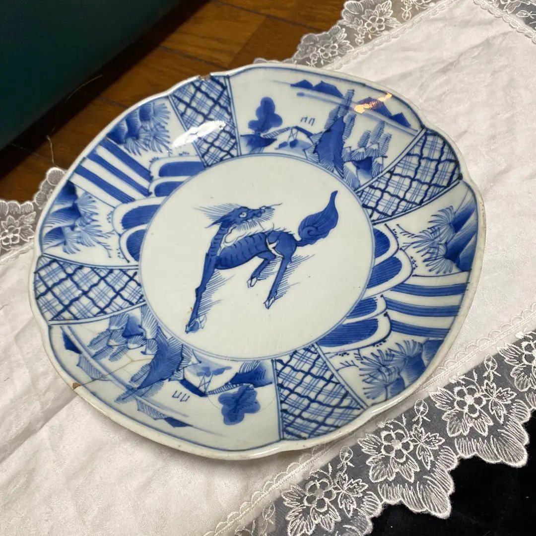 古伊万里　染付　鳳凰　龍　牡丹唐草　ご飯茶碗　4客 2025年最新】染付_鳳凰_龍の人気アイテム - メルカリ