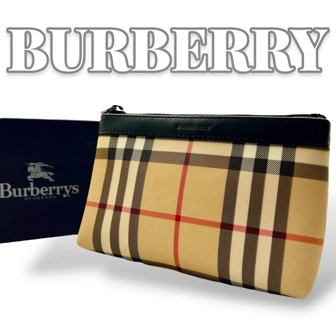 BURBERRY 諾瓦格紋 女士 化妝包 7728 的縮圖