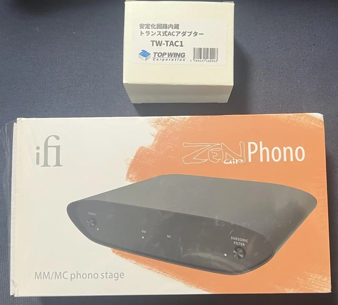 iFi audio ZEN Air Phono フォノプリアンプ+TW-TAC1 iFi Audio ZEN Air Phono TW-TAC1 Hi-Res Phono Preamplifier