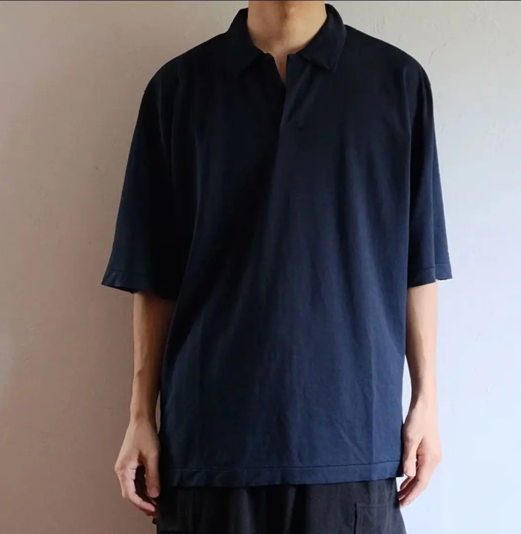 今年も話題の お値段見直しMAATEE&SONS POLO NAVY【1】 トップス
