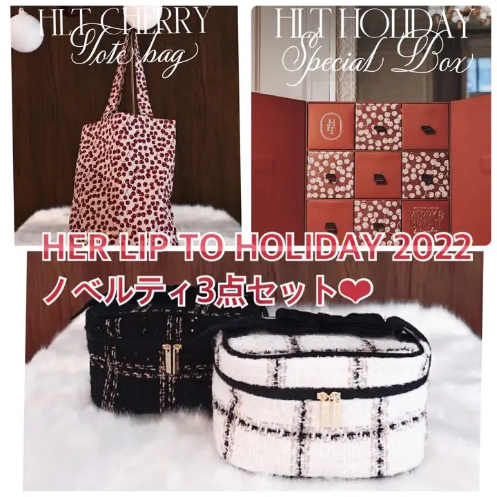 herlipto【新色】HLT Cherry Tote Bag 8月上旬発送】【新色】HLT Cherry Tote Bag