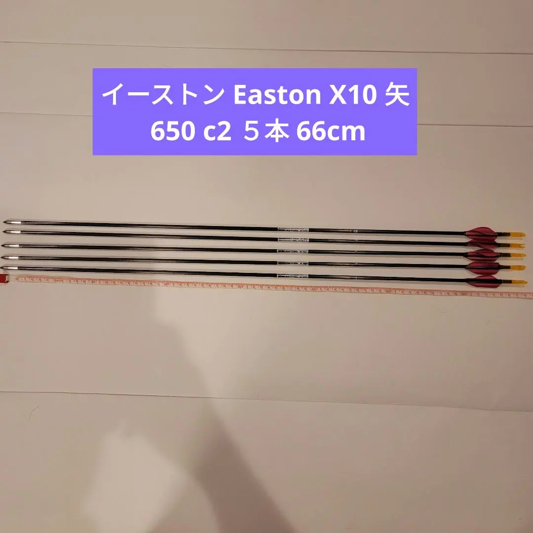 値下げ可　アーチェリー　X10 410番　28インチ17本　クリアアローケース付 値下げ可アーチェリーX10 410番28インチ17本クリアアローケース付