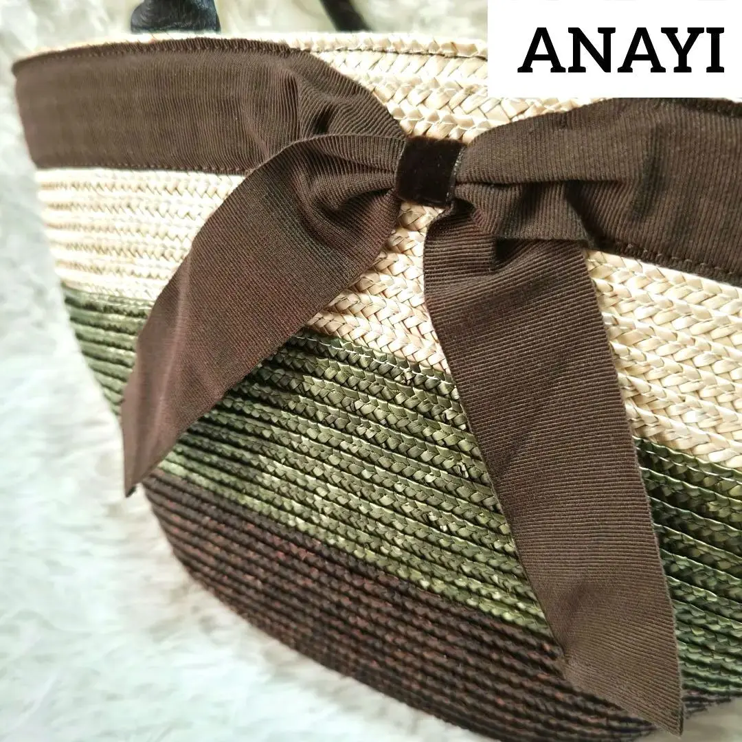 ANAYI メッシュ　革トートバッグ　美品　カゴバック 2025年最新】ANAYI レディース かごバッグの人気アイテム - メルカリ