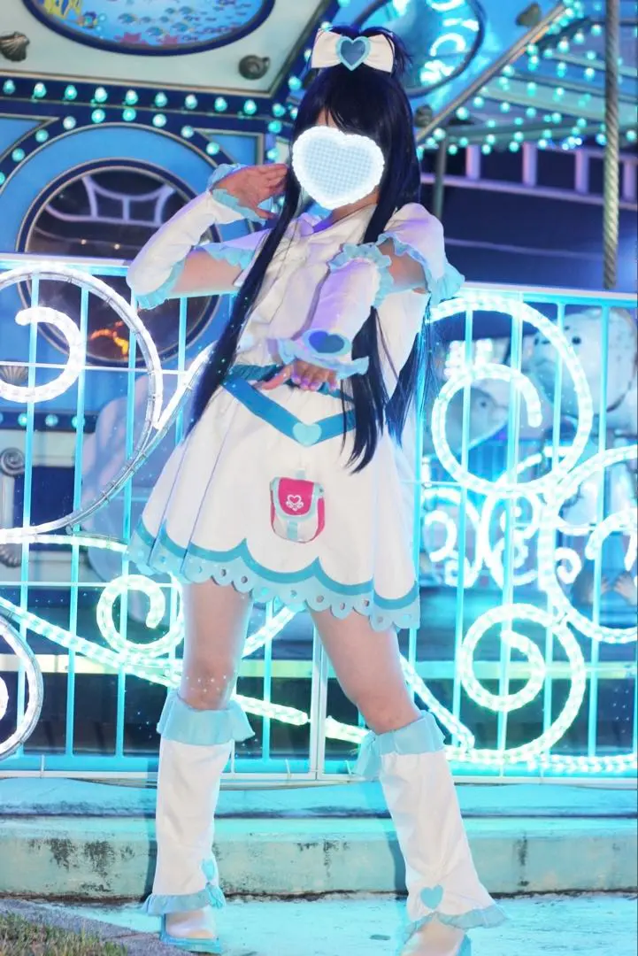 ふたりはプリキュア　コスプレ　キュアホワイト　ウィッグ付き　ハロウィン Amazon.co.jp: [YUASEN]ふたりはプリキュア 雪城ほのか/キュア