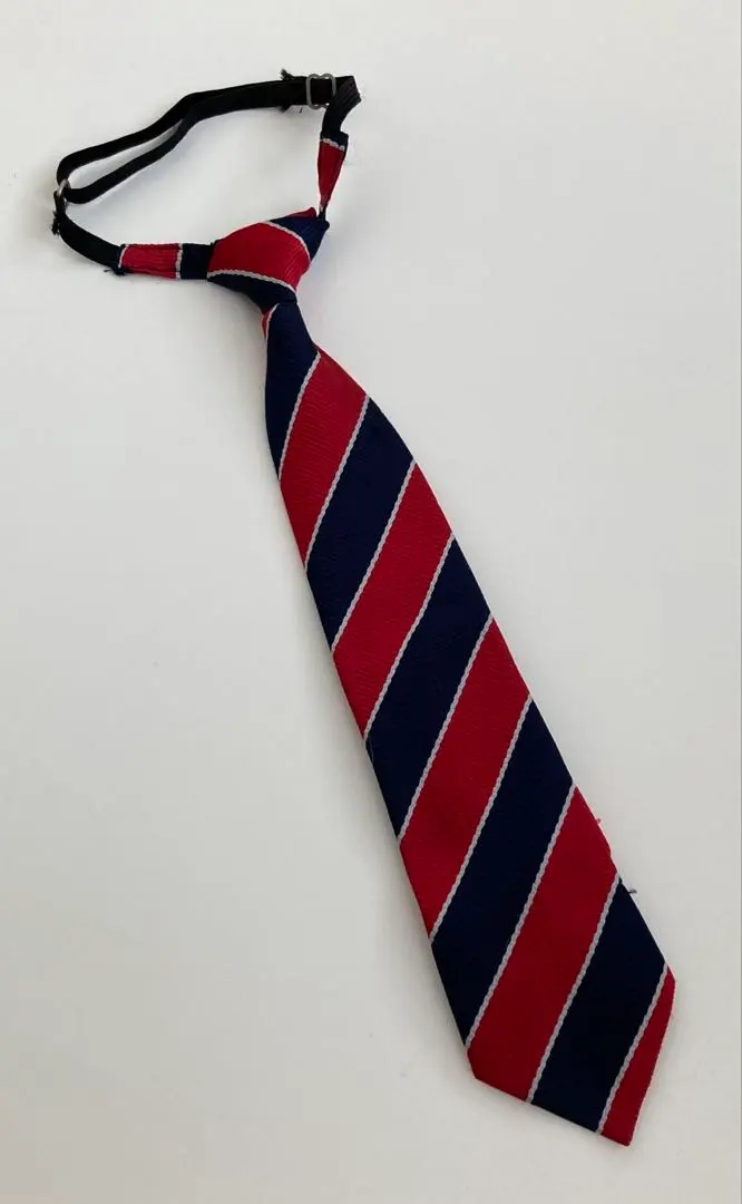 Thumbnail of Kids' Red and Navy Striped Tie - Graduation Ceremony, Entrance Ceremony