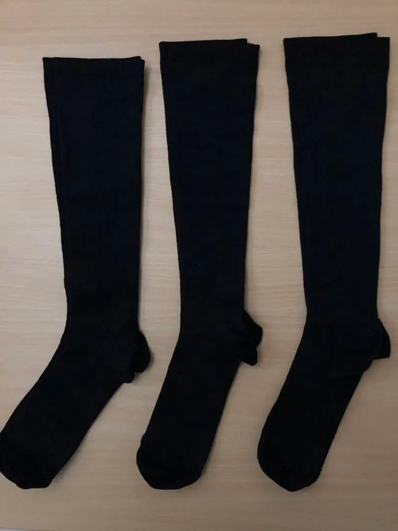 Thumbnail of ⭐︎Nissen⭐︎ Black Compression Socks - Set of 3