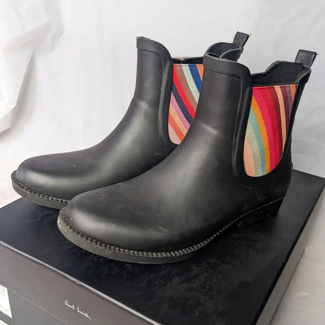 ポールスミス　レインブーツ　レディース　38 Paul Smith 長靴 ル 年末のプロモーション ポールスミスレインブーツレディース38