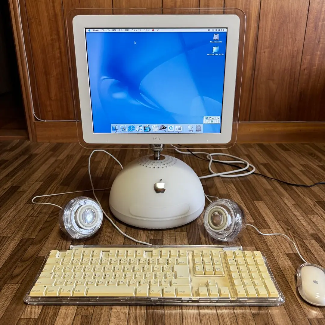 imac G4  通称大福 祝 Macintosh 30周年!! ユニークな大福型ボディーiMac G4｜Mac