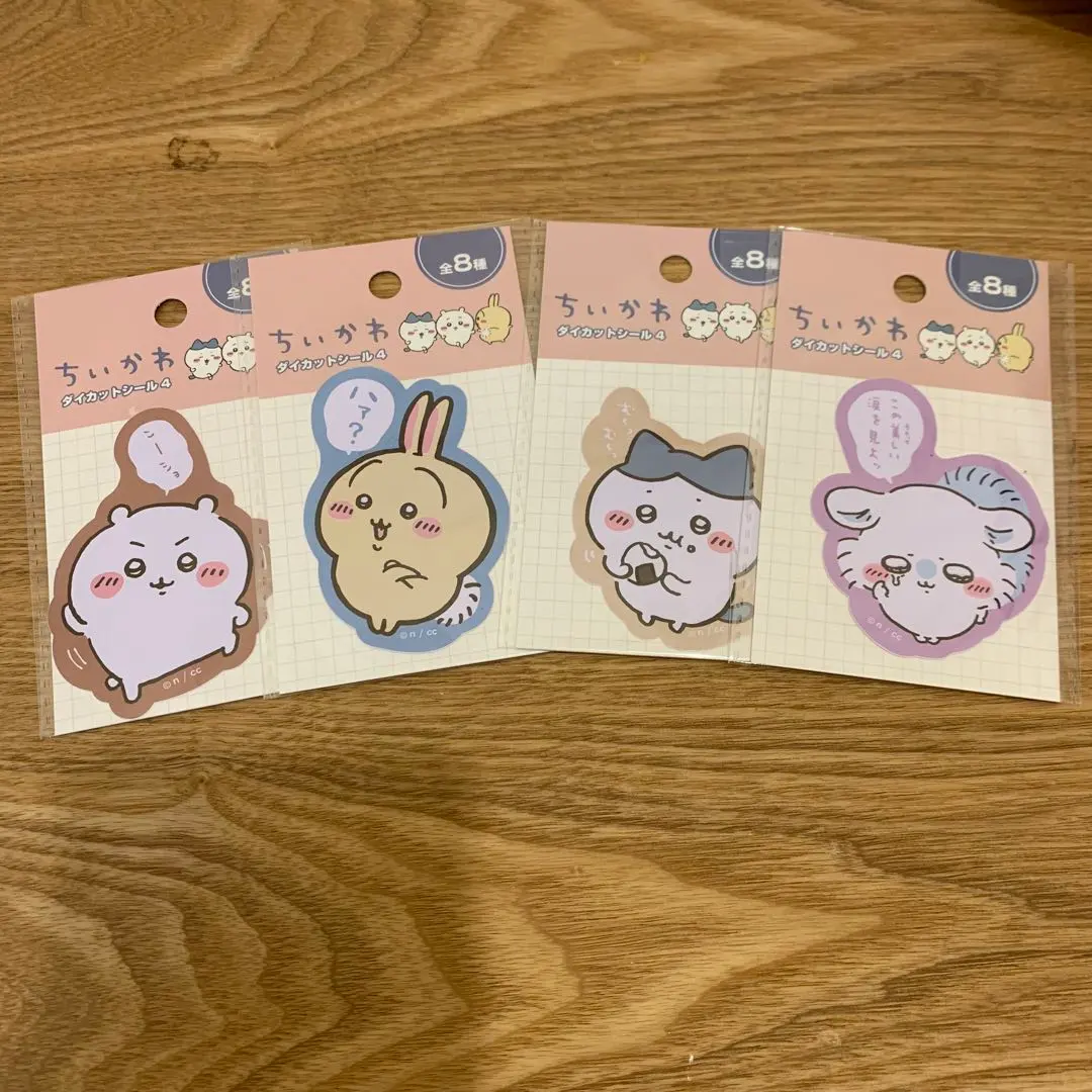 Thumbnail of Chiikawa Can Do Seria Limited Edition New Die-Cut Stickers 4 Set of 4