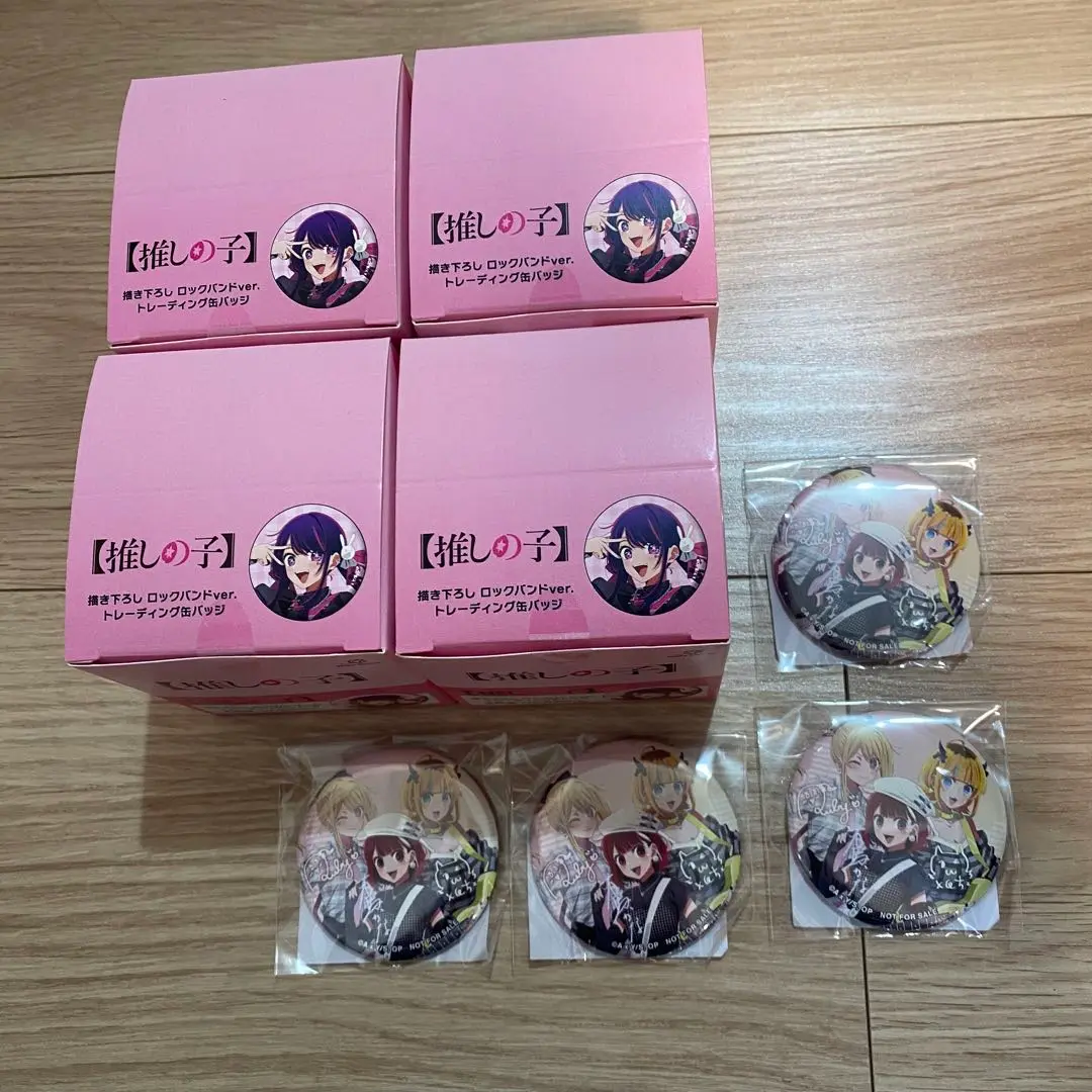 推しの子 タワレコ ロックバンド トレーディング缶バッジ 推しの子】 - 描き下ろし ロックバンドver. トレーディング缶