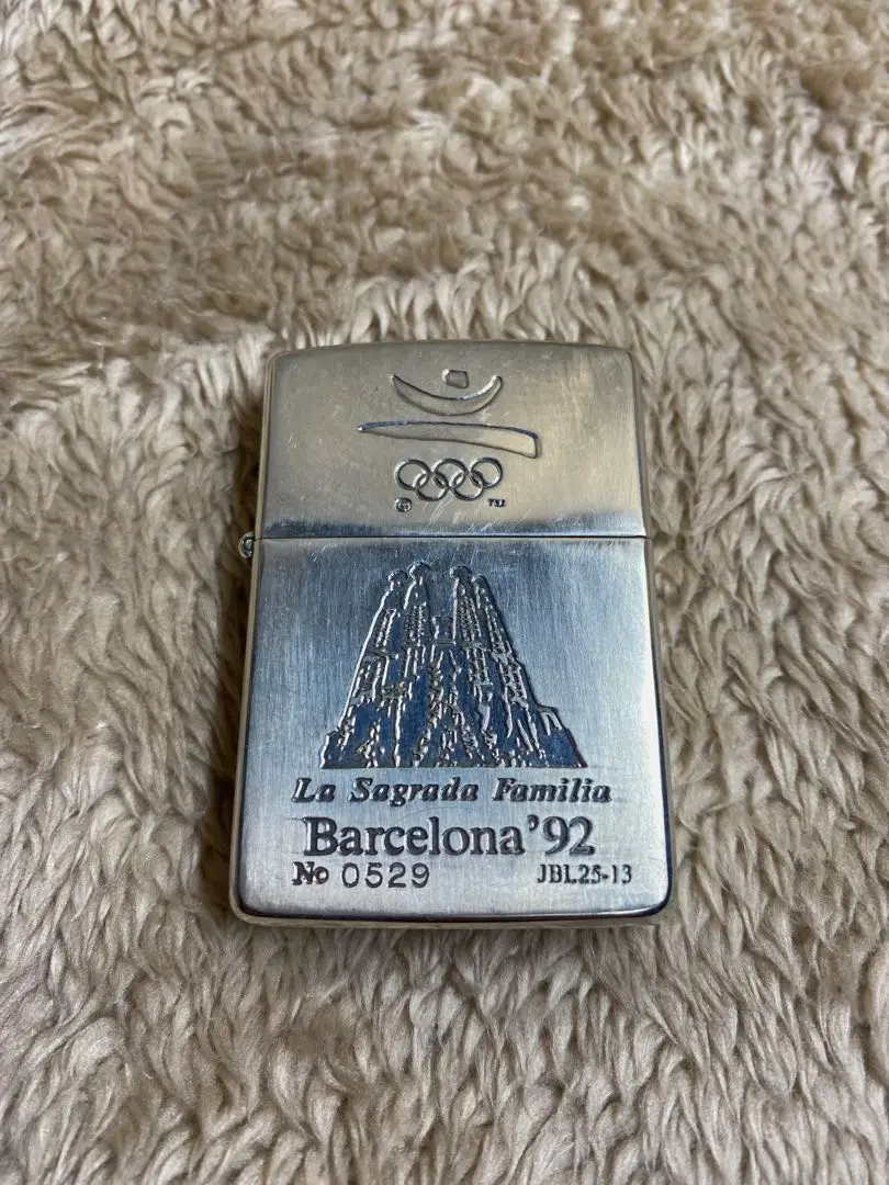 ZIPPO バルセロナオリンピック　silver10μ 未使用美品☆zippoライター バルセロナオリンピック限定品