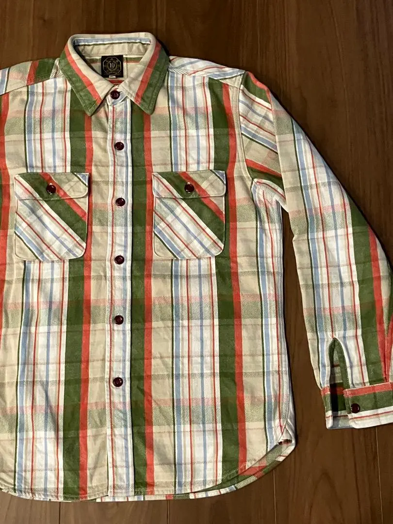 Thumbnail of JELADO 10th Check Heavy Flannel Shirt, Size L