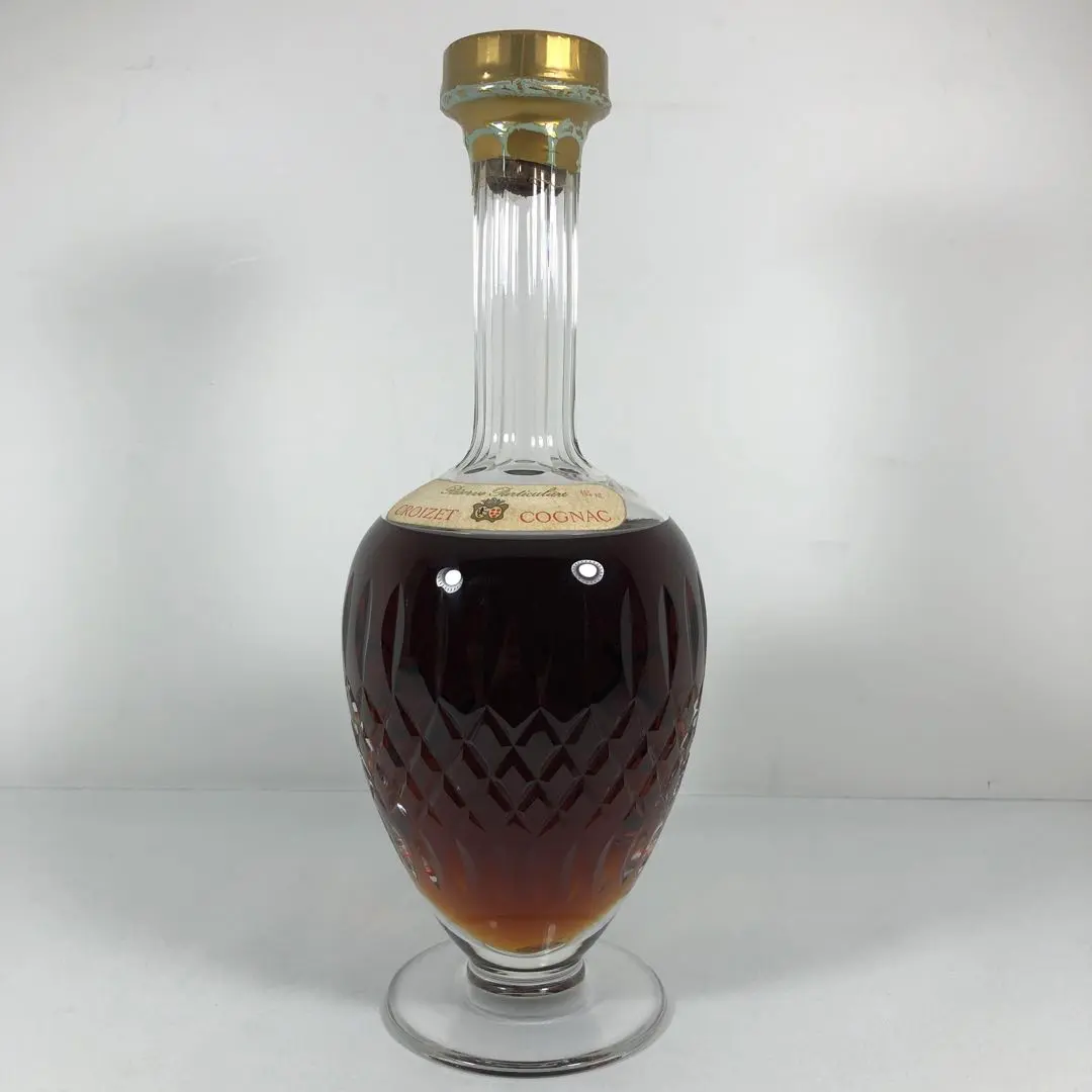 【希少】1892年ビンテージ品Croizet コニャック 750ml 木箱入り 希少】1892年ビンテージ品Croizet コニャック 750ml 木箱入り