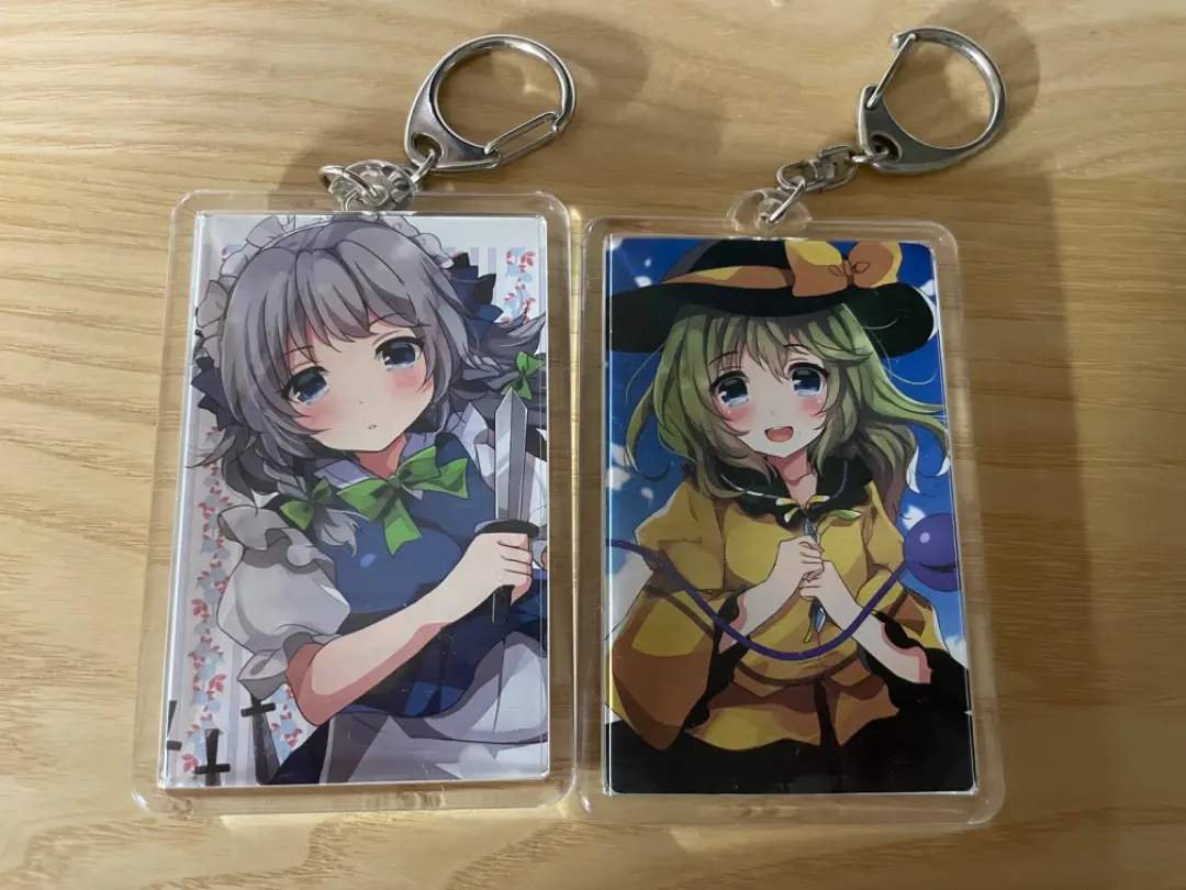 Thumbnail of Touhou Koishi Komeiji, Sakuya Izayoi Acrylic Keyholder