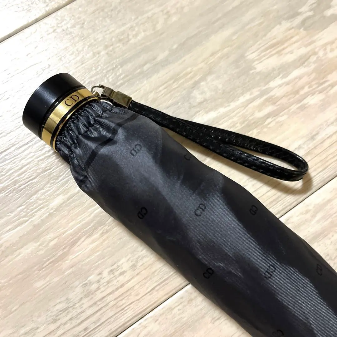 【新品未使用】クリスチャンディオール　折りたたみ傘 Christian Dior クリスチャンディオール 折りたたみジャンプ傘