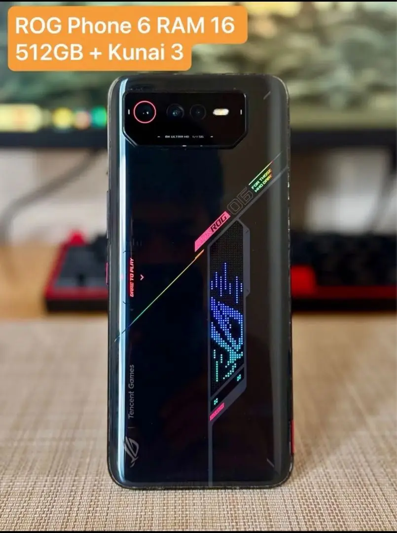 (ジャンク)ROG Phone 6 16GB RAM 512GB Asus ROG Phone 6 6.78