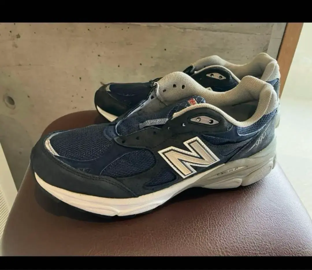 New Balance M990NV3ネイビー　4E 25cm Yahoo!オークション -「new balance m990 nv3 ニューバランス