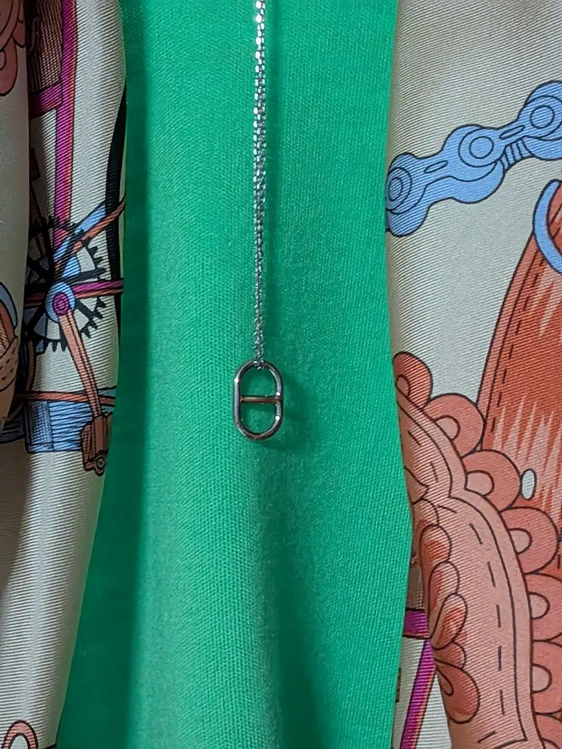 楽天市場】エルメス HERMES ネックレス オーマイヨンPM メタル