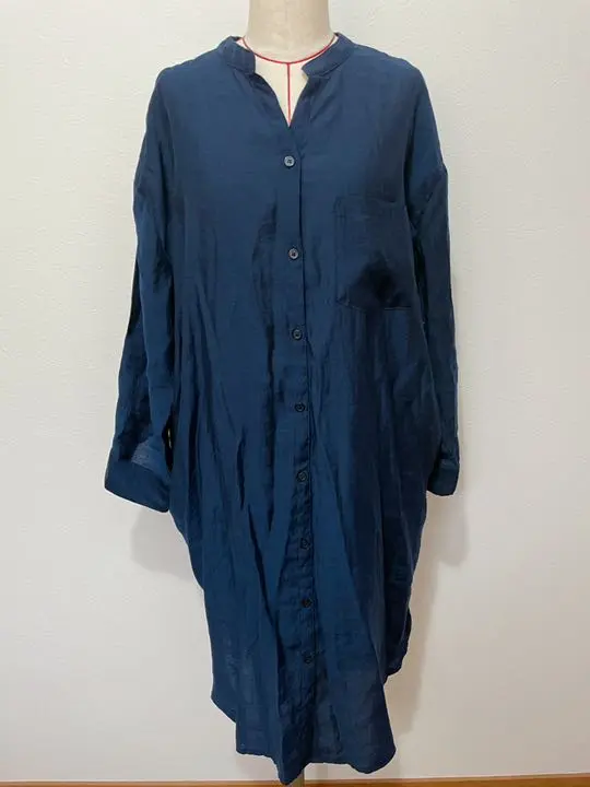 Thumbnail of Shirt dress, navy