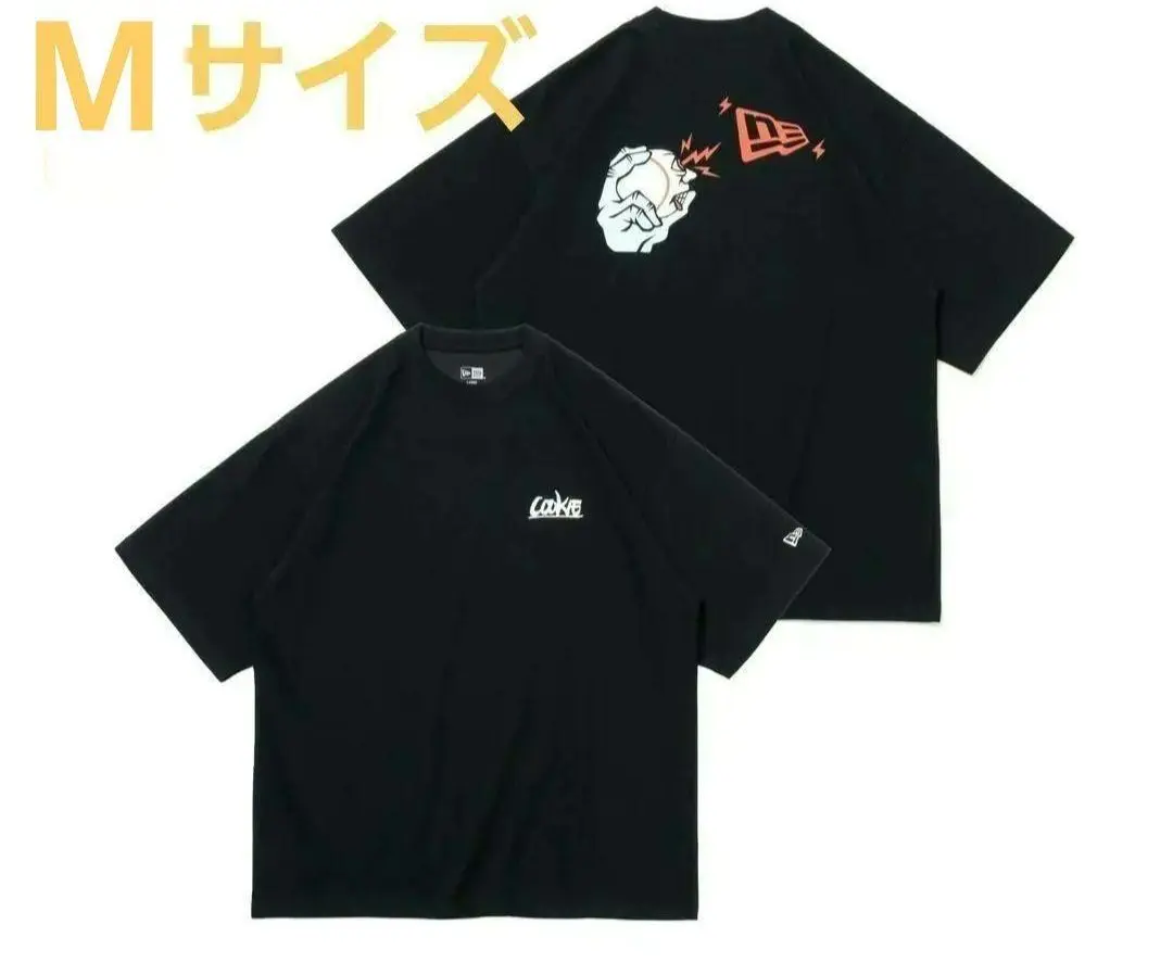 未使用新品　NEW ERA くっきー NE LOGO Tシャツ t-cookie-ne-14380803-s-new-era