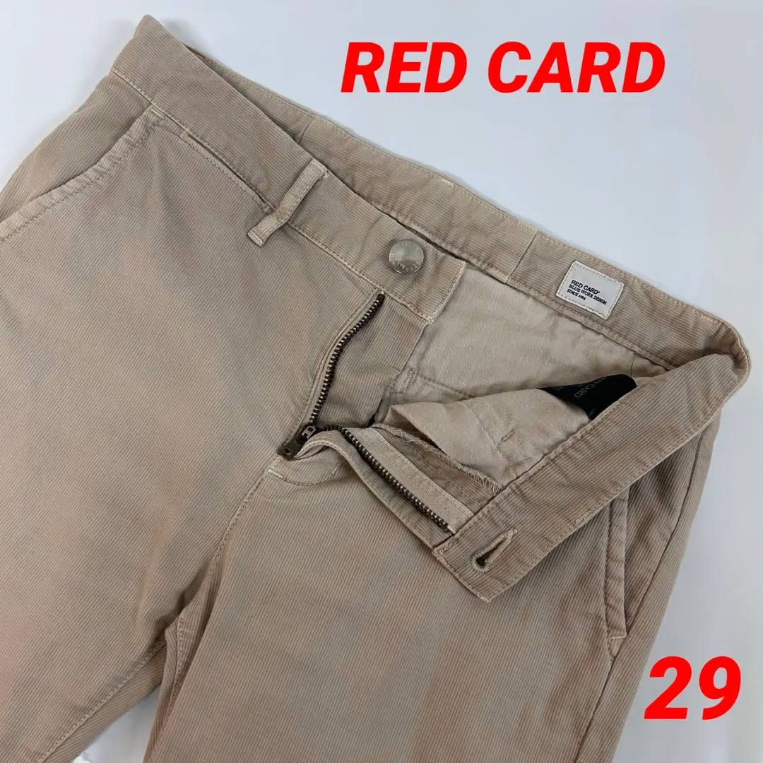 【新品】RED CARD ベージュチノパン 29inch 2322309363.jpg?1721244407