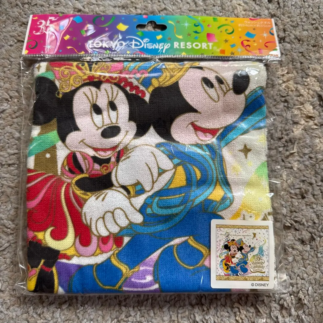東京迪士尼樂園35週年 洗臉巾 的縮圖