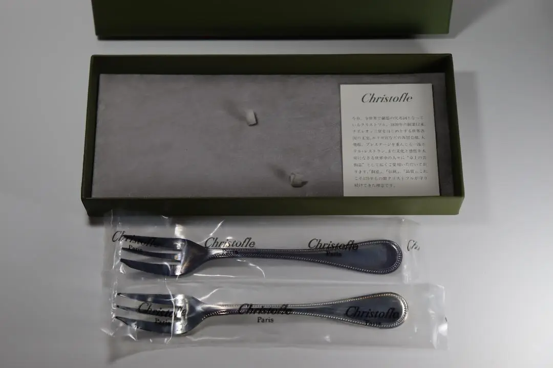 【☆美品☆素敵マルメゾン！】クリストフル マルメゾン ケーキフォーク ペアセット クリストフル マルメゾン ティースプーン ケーキフォーク 各6