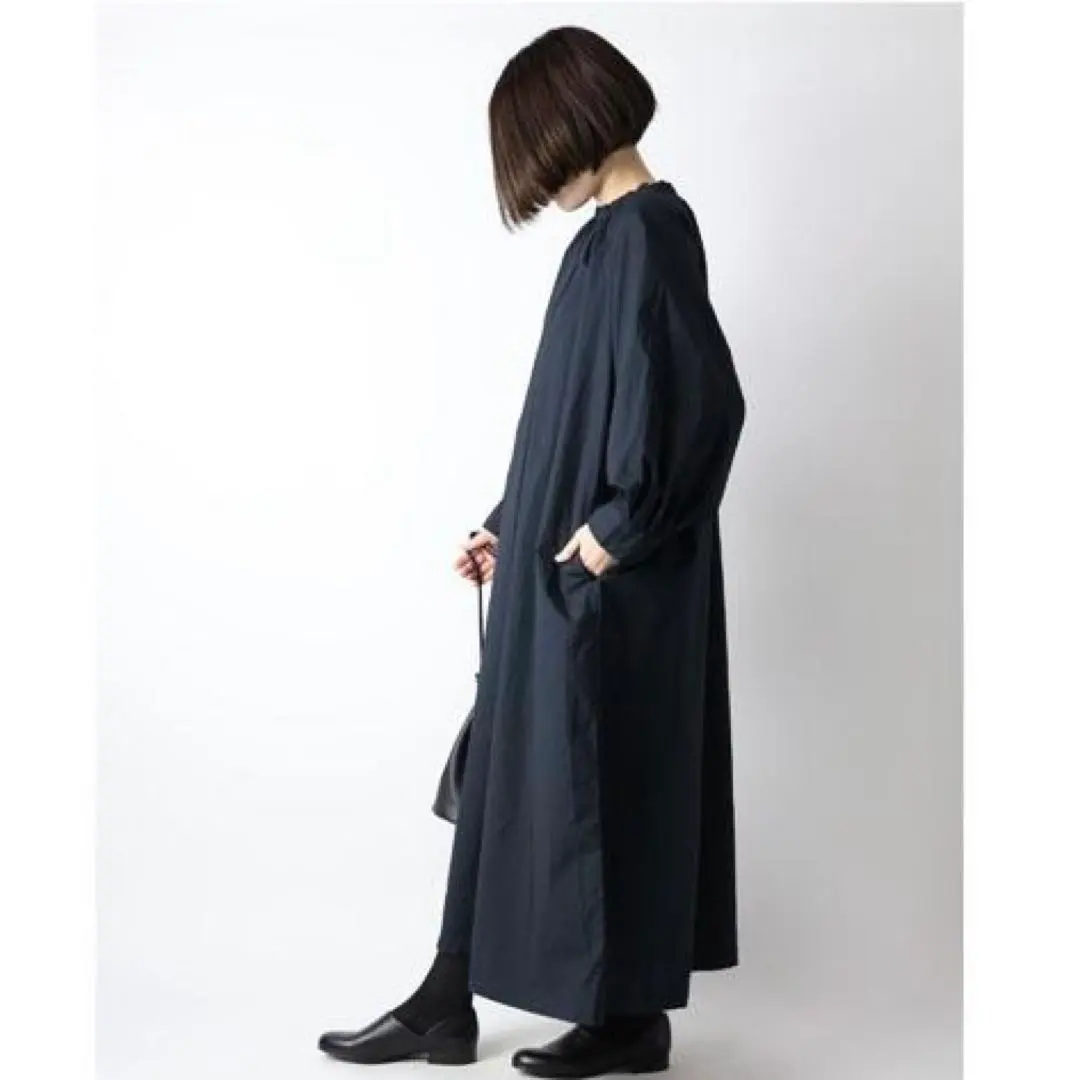Thumbnail of Excellent condition ich Gathered Cotton Oversized Shirt Long Dress