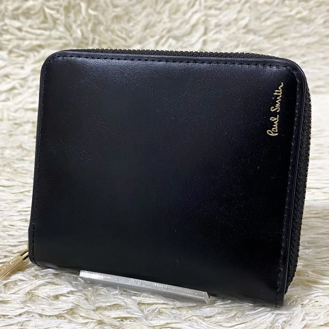 【新品未使用】ポールスミス　コンパクトウォレット　レザーリュクスシャイン Amazon | [ポールスミス] セット品/名入れ可 レザーリュクス