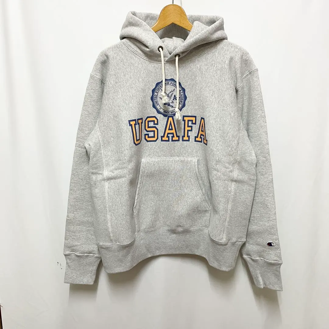 Thumbnail of New, Unused Champion Hoodie, Gray, XXL